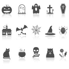 Vector Halloween Icon Set