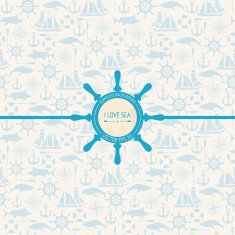 Vector Seamless sea pattern N8