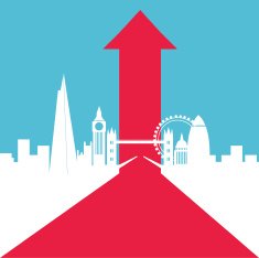 London with red arrow N2