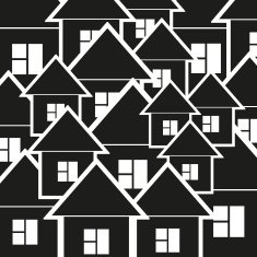 Black and White Houses N2