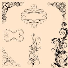 Ornamental element set