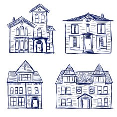 Houses doodles N2
