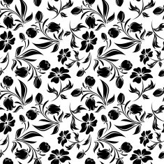 Seamless floral pattern vector illustration N34