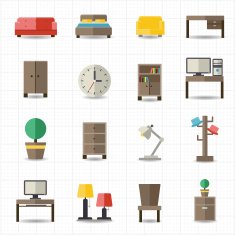 Home and office furniture interiors