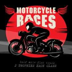 Motorcycle race poster N2