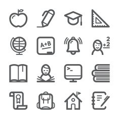 Education Icons set 1 N2