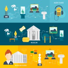 Museum icons banner