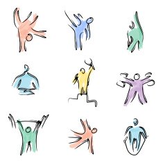 color fitness icons