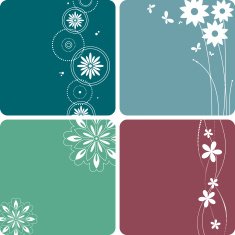Floral cards N5