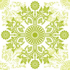 Abstract Grunge Floral Background N17