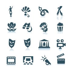 Theatre and cinema icons