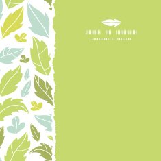 Leaves silhouettes square torn seamless pattern background