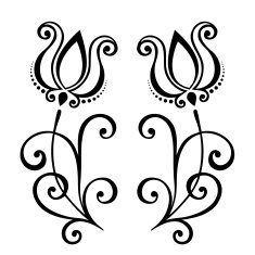 Beautiful Decorative Flower N50