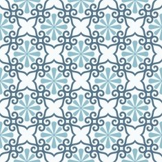 seamless pattern with floral elements N14