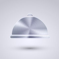 Vector full metal icon on blue background Eps10 N26