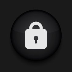 Vector lock icon Eps10 Easy to edit