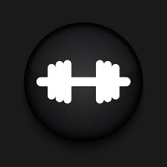 Vector creative black app icon