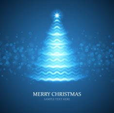 Christmas tree from light N4