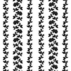 Seamless background plants silhouettes