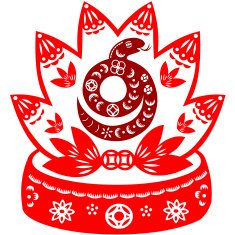 Chinese New Year Snake N86