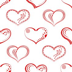 Valentine heart seamless N15