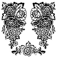 floral BW