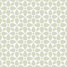 Seamless pattern with silhouettes lotus flowers N21