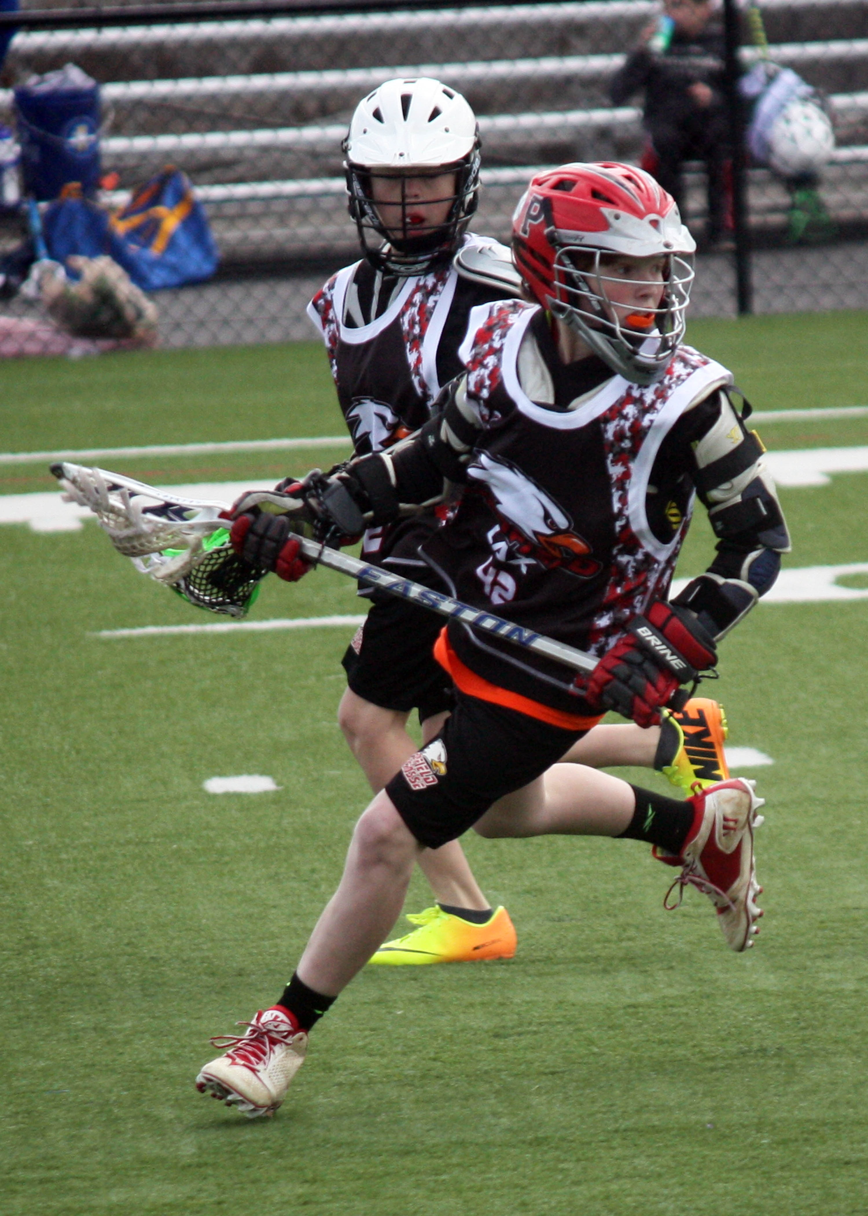 Lacrosse player running free image download