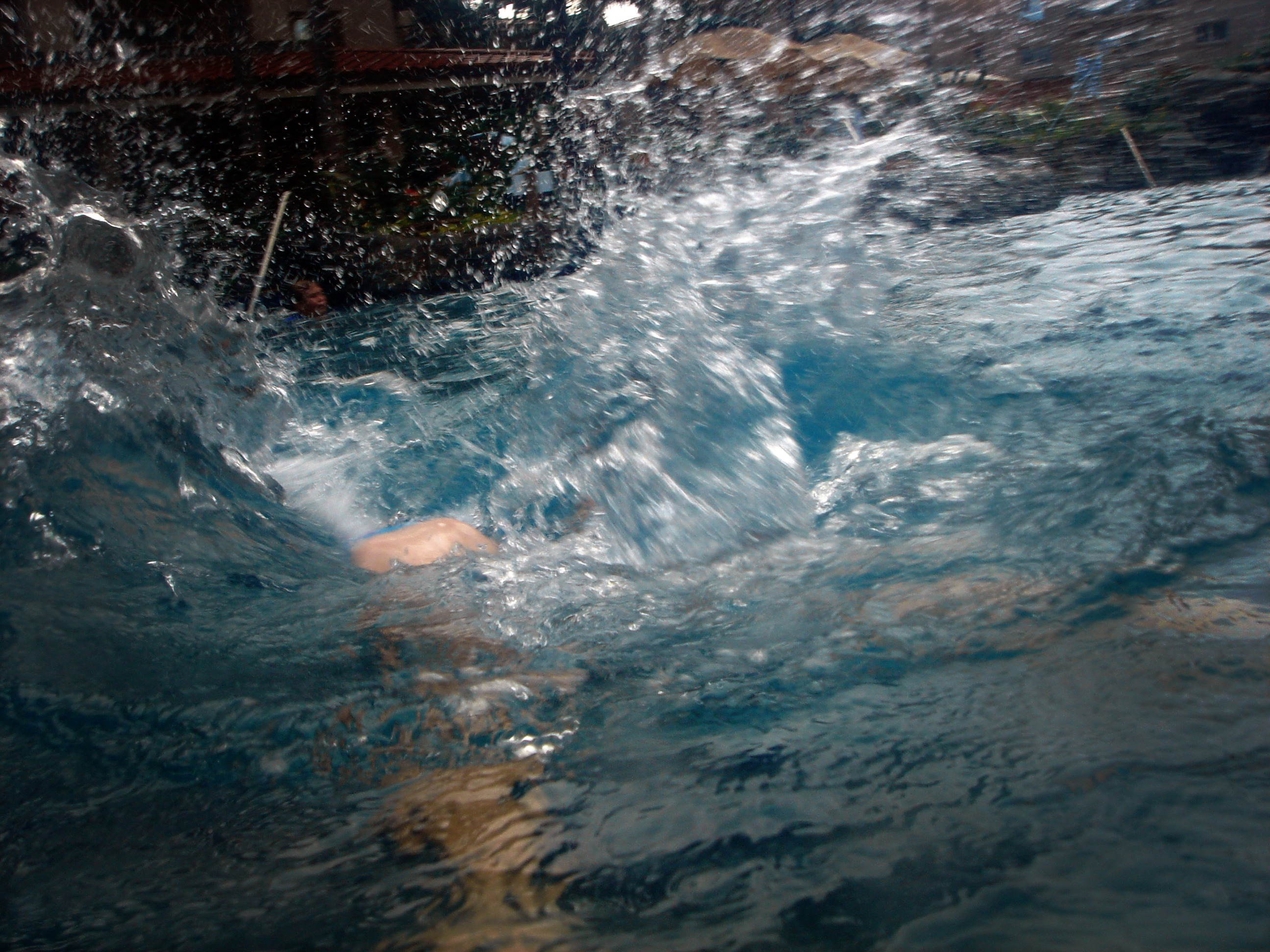 Water splash and person underwater free image download