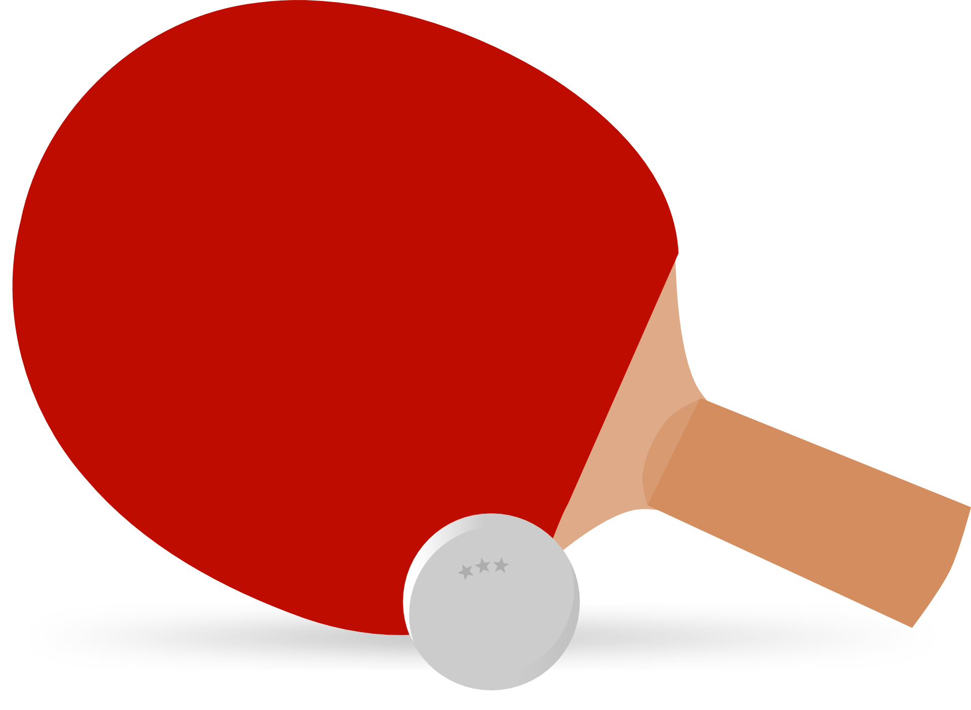 Ping pong racket as a drawing free image download