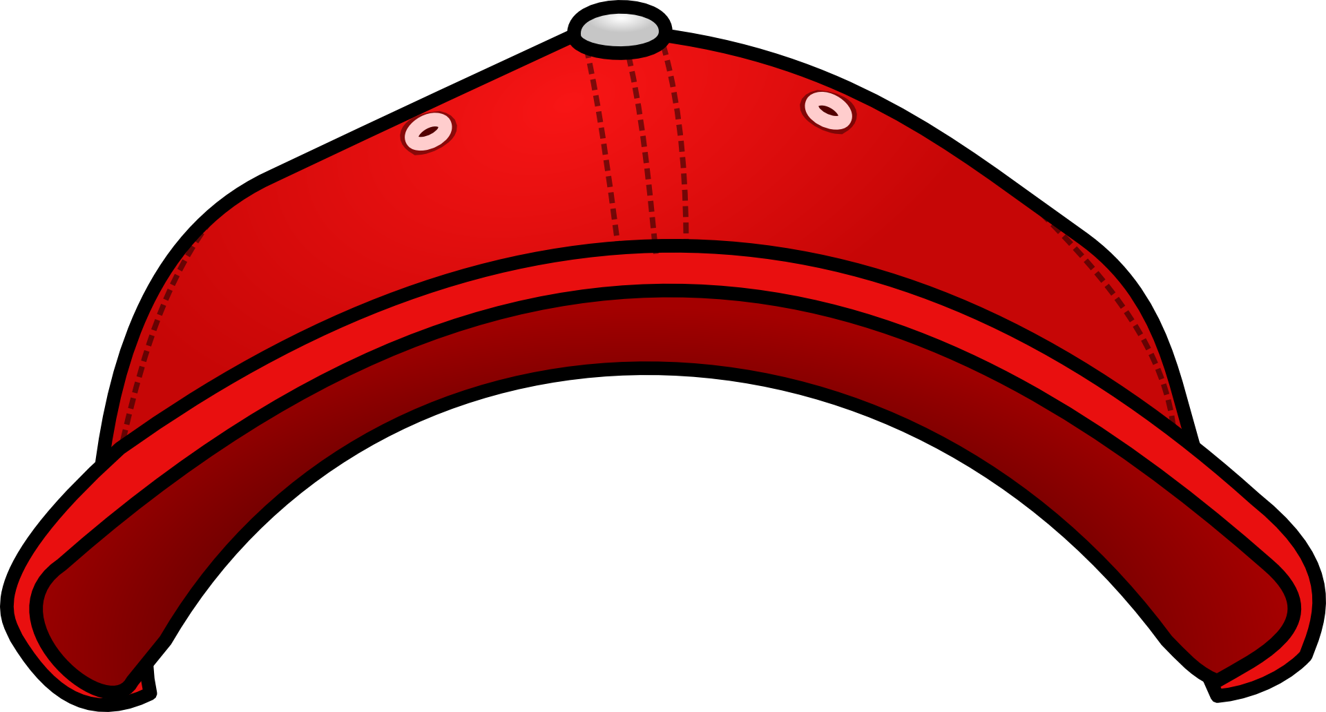 Painted red baseball cap free image download