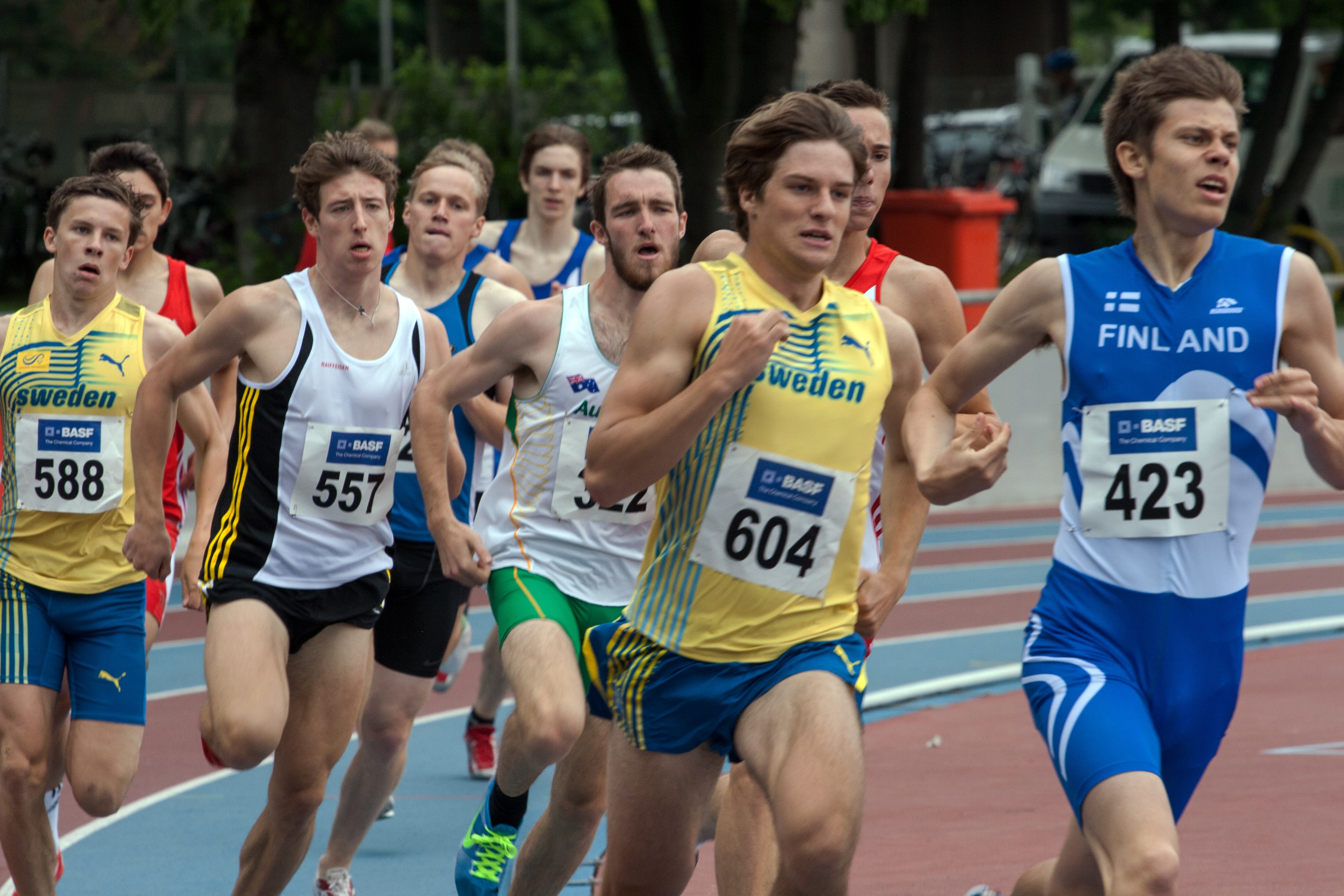 International athletics running competition image.