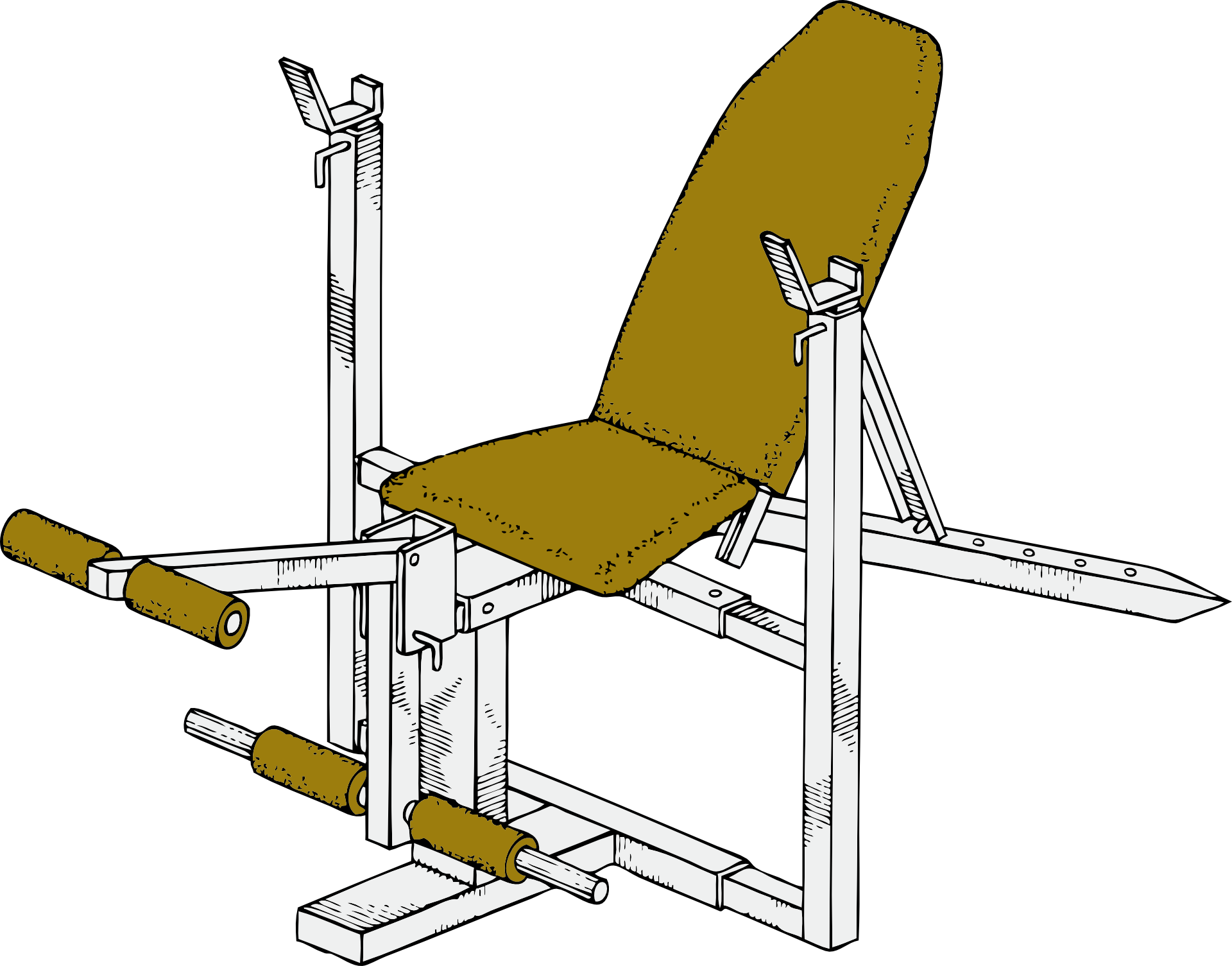 Bench workout free image download