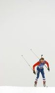 skier at the Biathlon competitions