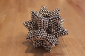 star-shaped magnetic ball on the table