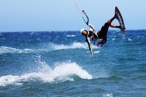 kite surf jump