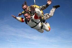 Extreme skydiving sport