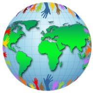 hands on the planet