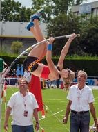 pole vaulting is athletics