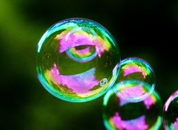 crystalline soap bubbles