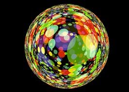 Colorful ball picture