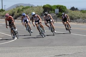 Cyclists in competitions
