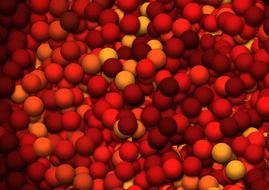 lot of orange balls