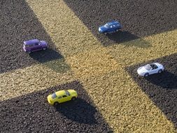 Parking toy cars