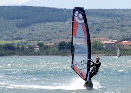 summer windsurfing sport