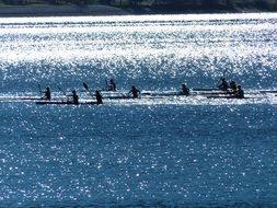 canoeists tour