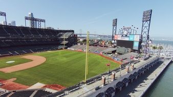 stadium, baseball arena