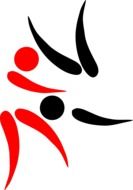 sport olympic individual judo drawing