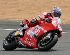 motorcycle racer speed