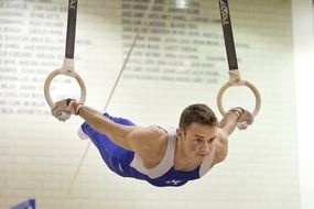 Muscular athlete